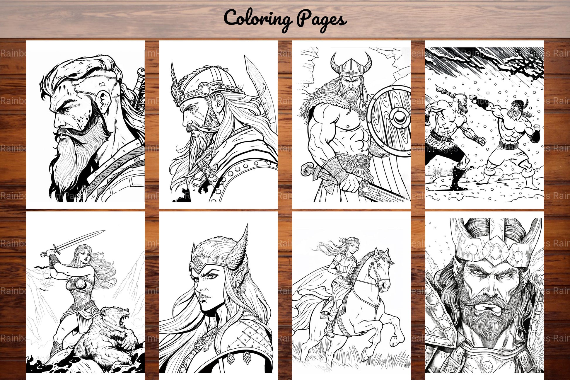 Viking Coloring Book - CraftNest - Digital Crafting and Art