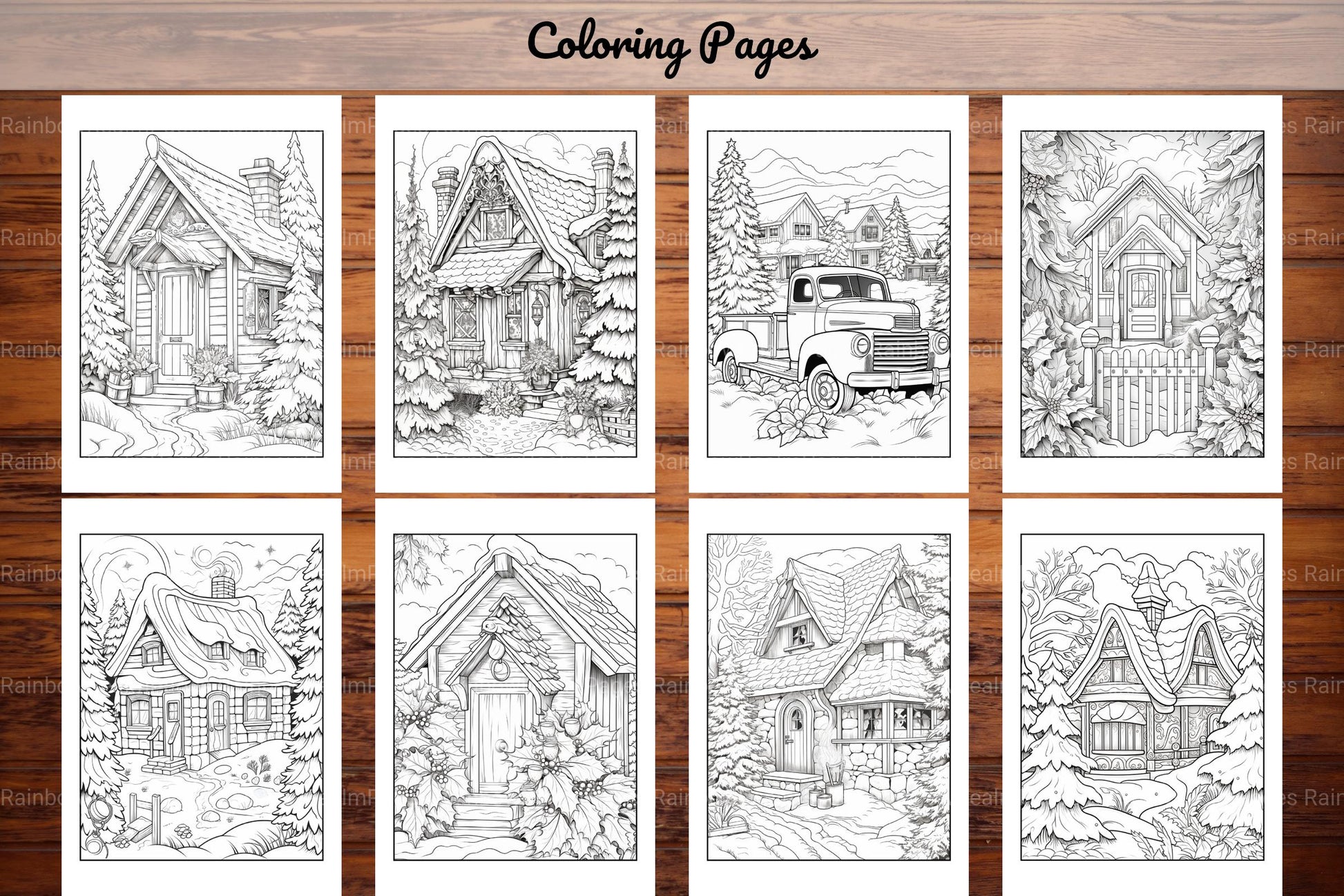 Christmas Coloring Book - CraftNest - Digital Crafting and Art