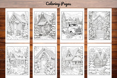 Christmas Coloring Book - CraftNest - Digital Crafting and Art