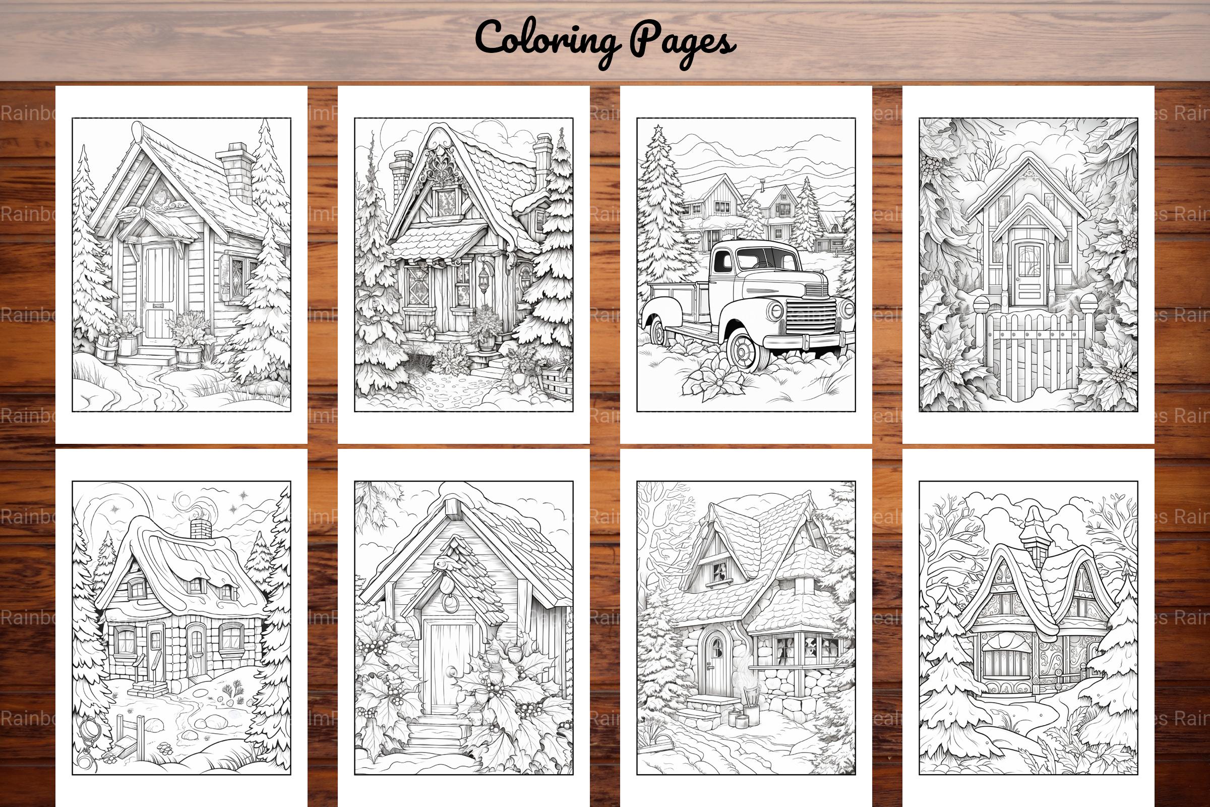 Christmas Coloring Book - CraftNest - Digital Crafting and Art