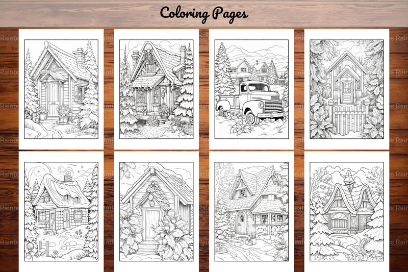 Christmas Coloring Book - CraftNest - Digital Crafting and Art