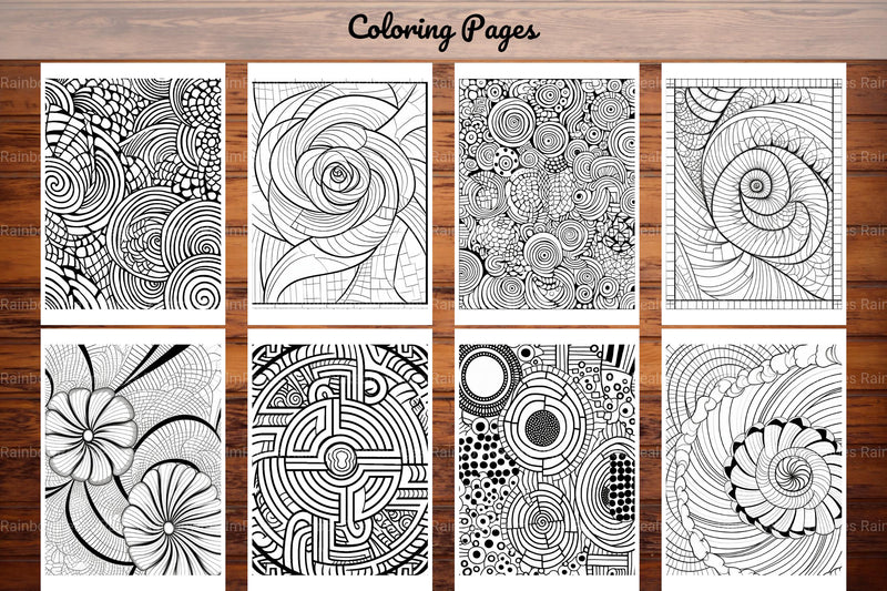 Geometric Coloring Book - CraftNest - Digital Crafting and Art