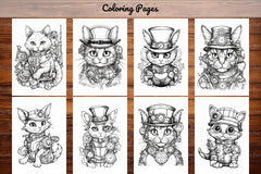 Cats Coloring Book - CraftNest - Digital Crafting and Art