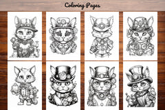 Cats Coloring Book - CraftNest - Digital Crafting and Art