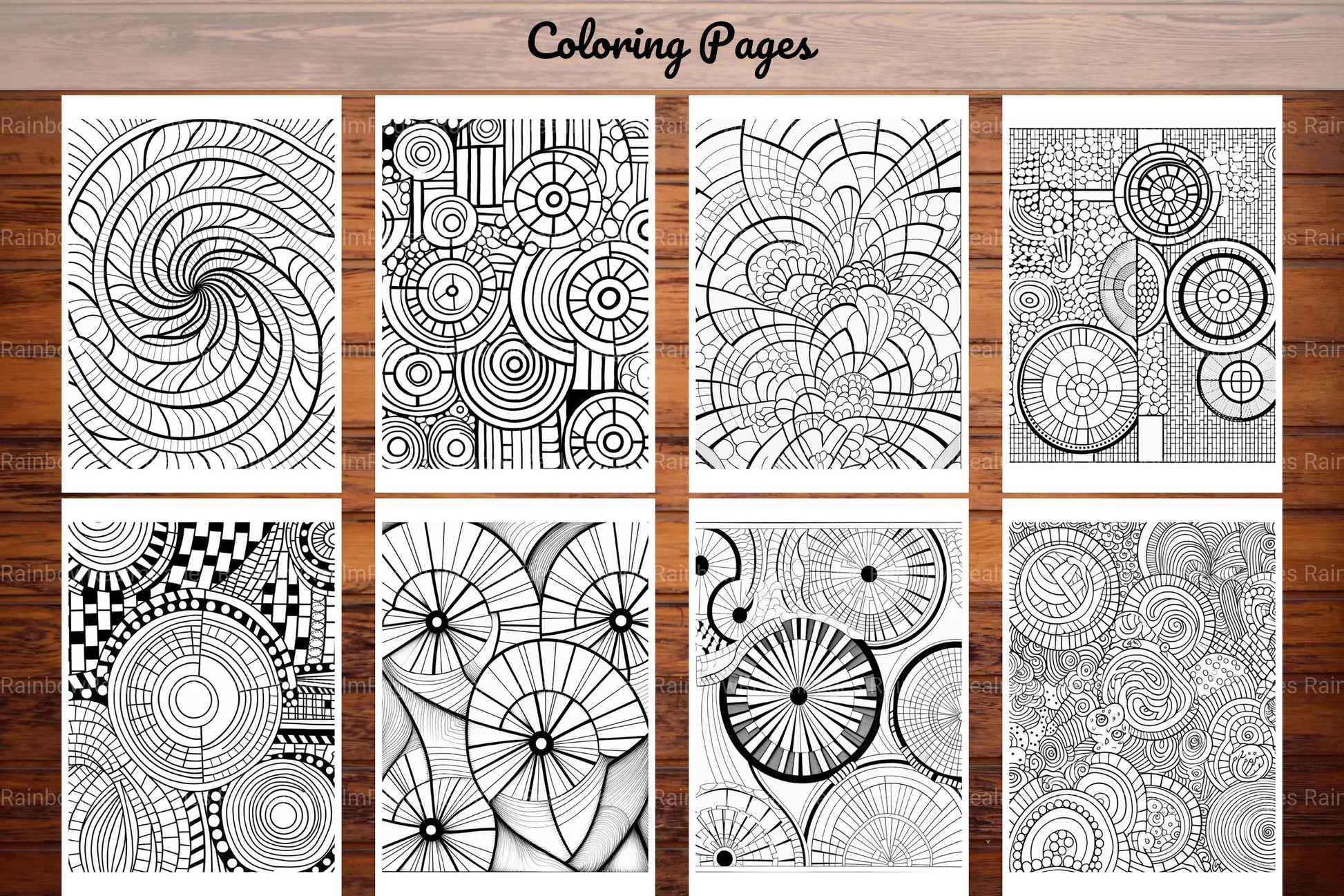 Geometric Coloring Book - CraftNest - Digital Crafting and Art