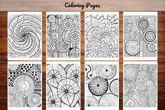 Geometric Coloring Book - CraftNest - Digital Crafting and Art