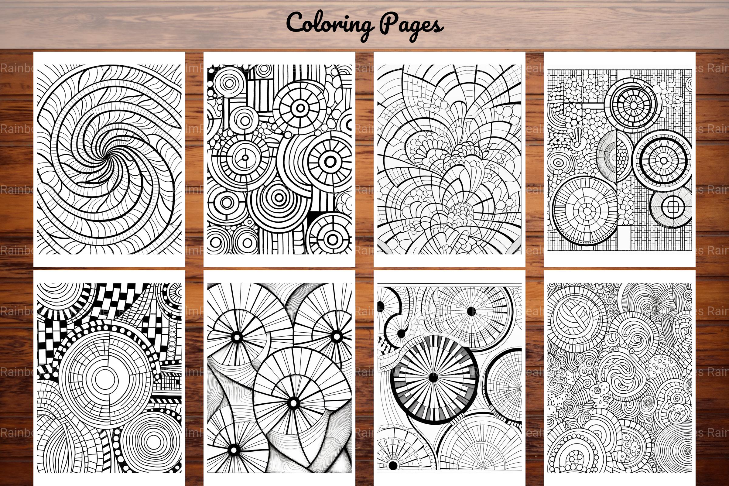 Geometric Coloring Book - CraftNest - Digital Crafting and Art