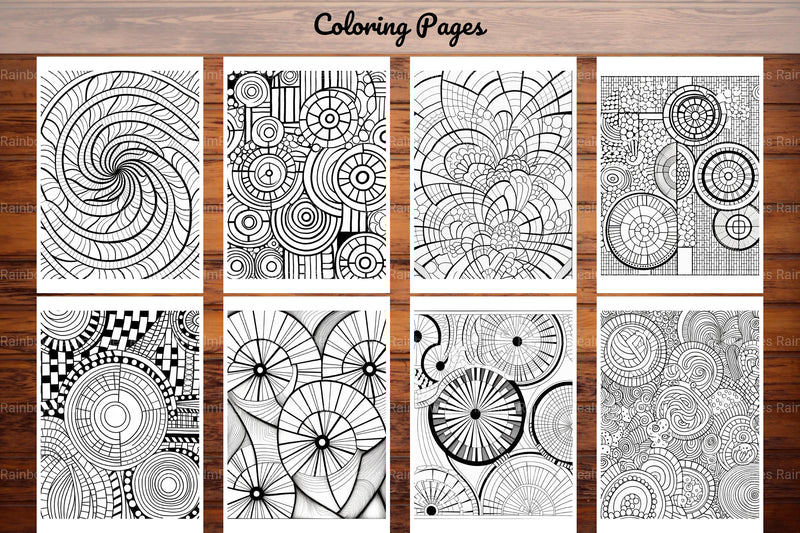 Geometric Coloring Book - CraftNest - Digital Crafting and Art