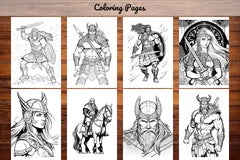Viking Coloring Book - CraftNest - Digital Crafting and Art