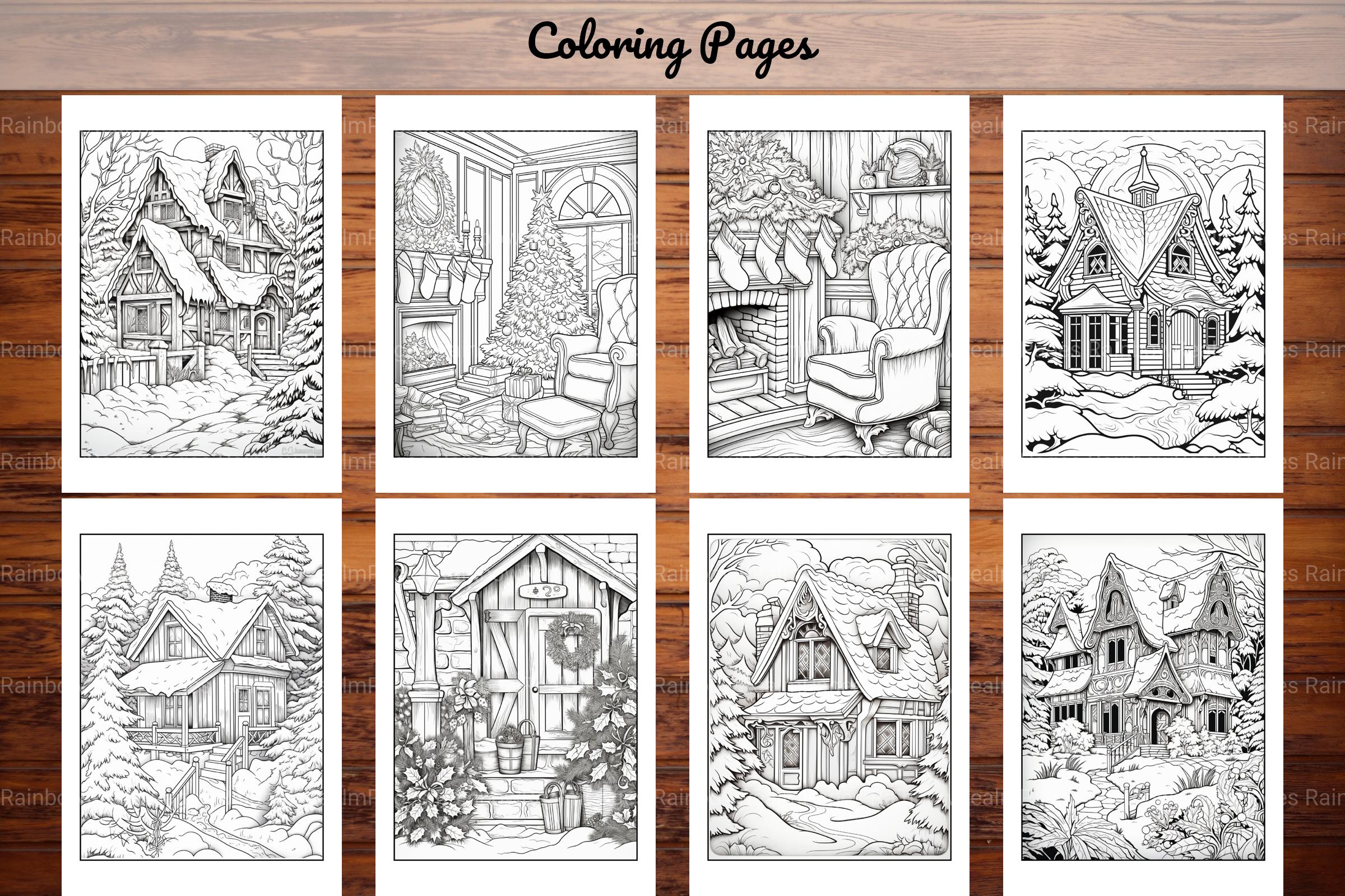 Christmas Coloring Book - CraftNest - Digital Crafting and Art