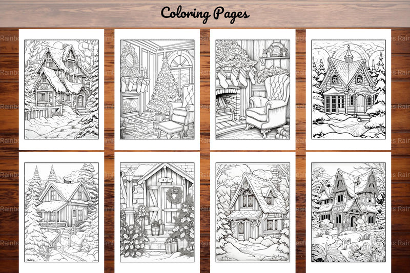 Christmas Coloring Book - CraftNest - Digital Crafting and Art