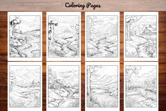 Nature Coloring Book - CraftNest - Digital Crafting and Art