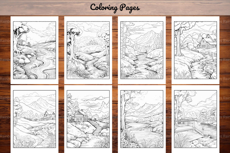 Nature Coloring Book - CraftNest - Digital Crafting and Art