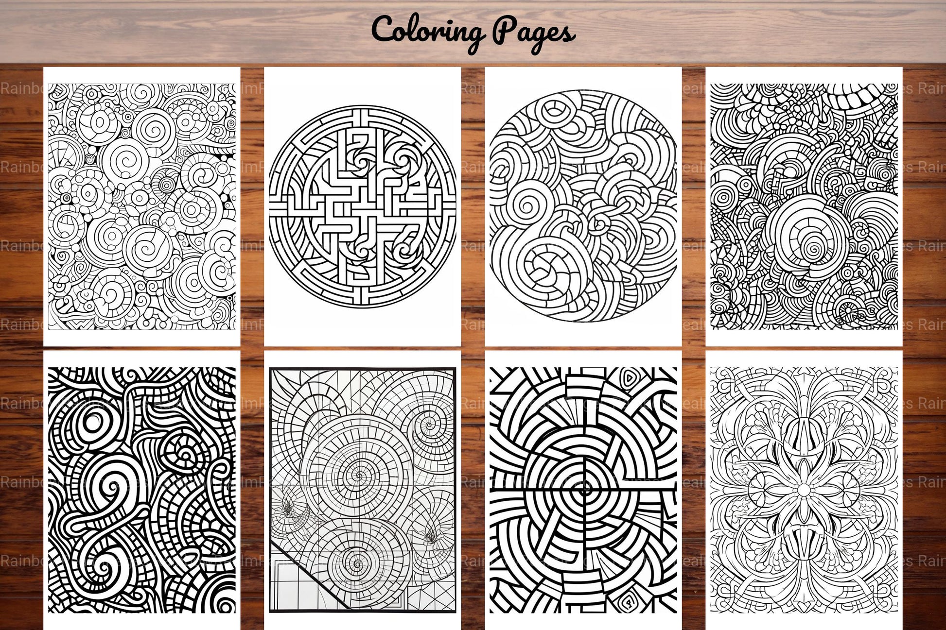 Geometric Coloring Book - CraftNest - Digital Crafting and Art
