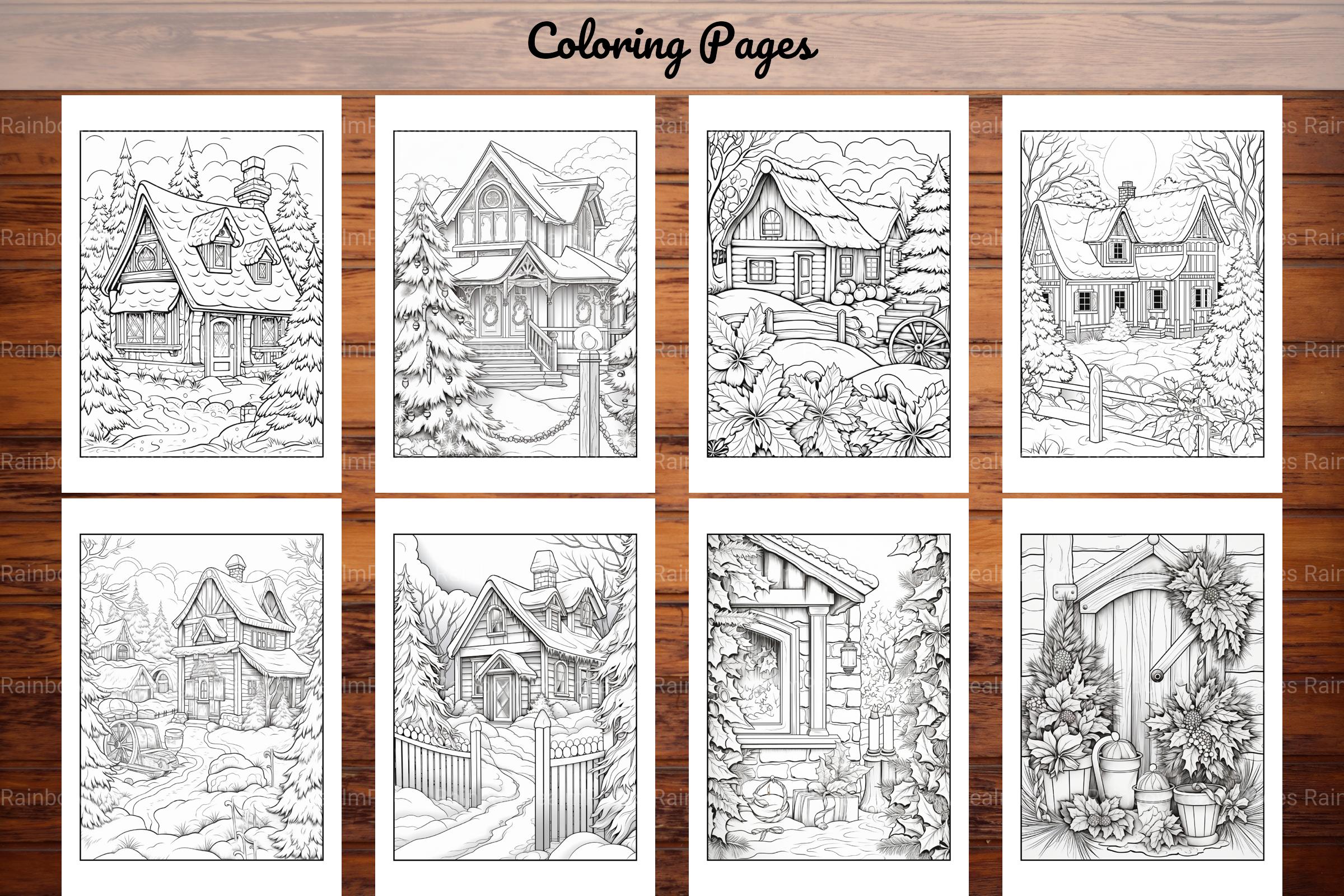 Christmas Coloring Book - CraftNest - Digital Crafting and Art