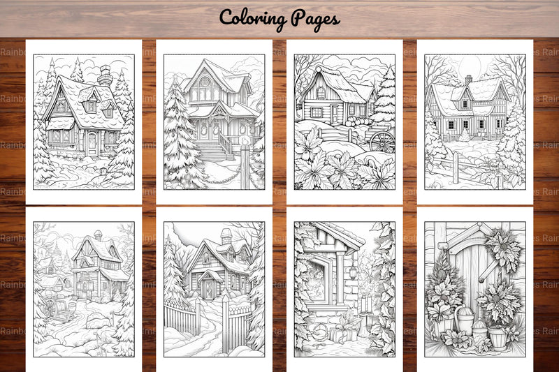 Christmas Coloring Book - CraftNest - Digital Crafting and Art
