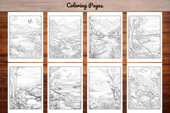 Nature Coloring Book - CraftNest - Digital Crafting and Art