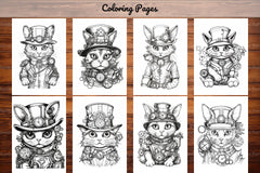 Cats Coloring Book - CraftNest - Digital Crafting and Art