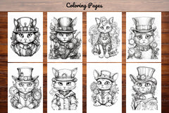 Cats Coloring Book - CraftNest - Digital Crafting and Art