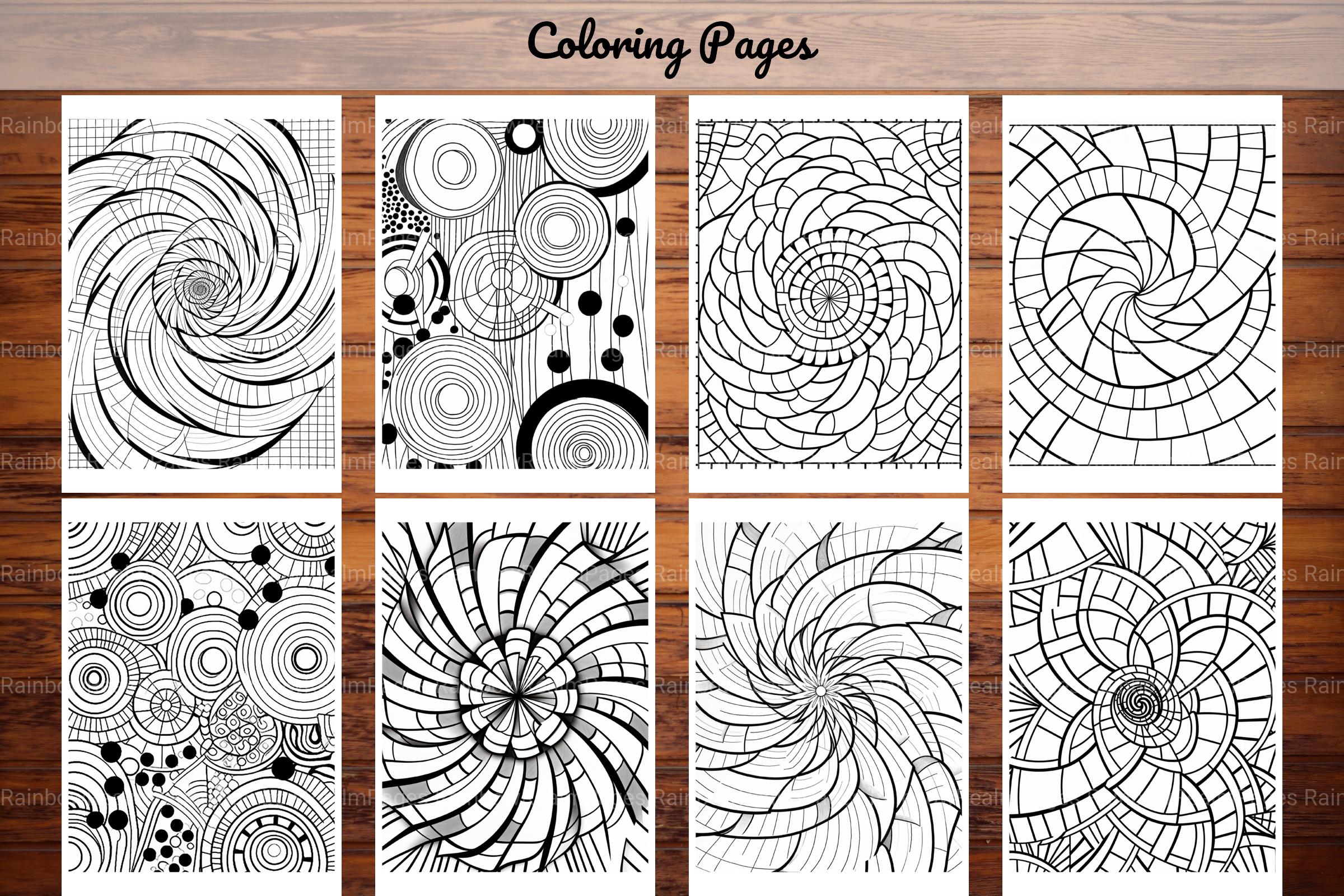 Geometric Coloring Book - CraftNest - Digital Crafting and Art