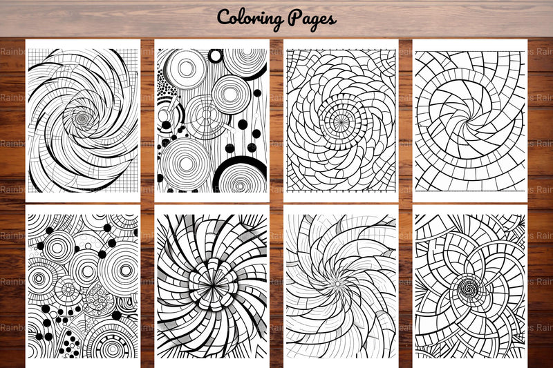 Geometric Coloring Book - CraftNest - Digital Crafting and Art