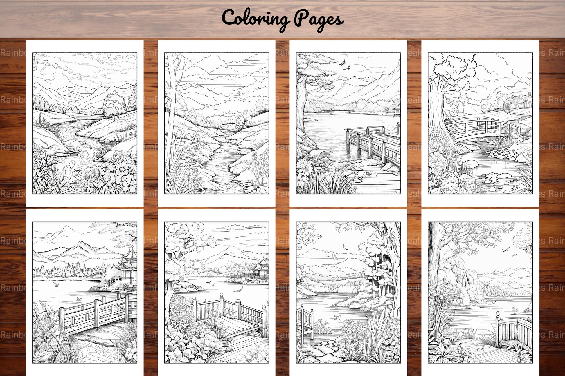 Nature Coloring Book - CraftNest - Digital Crafting and Art