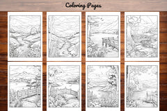 Nature Coloring Book - CraftNest - Digital Crafting and Art