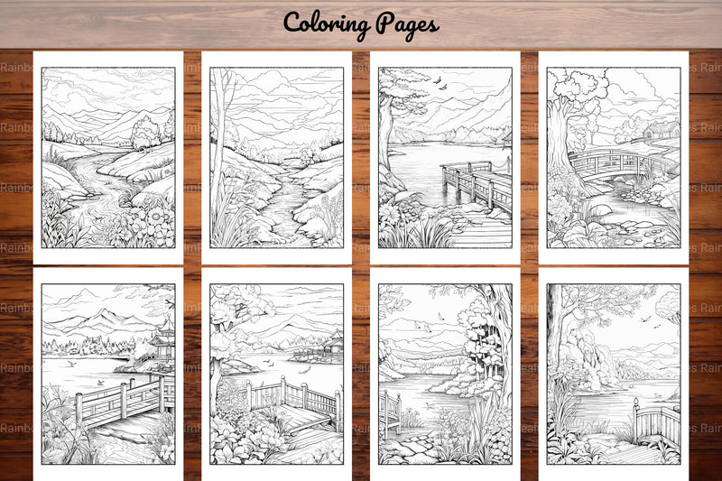 Nature Coloring Book - CraftNest - Digital Crafting and Art
