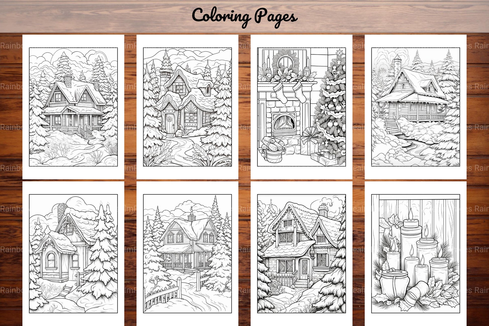Christmas Coloring Book - CraftNest - Digital Crafting and Art