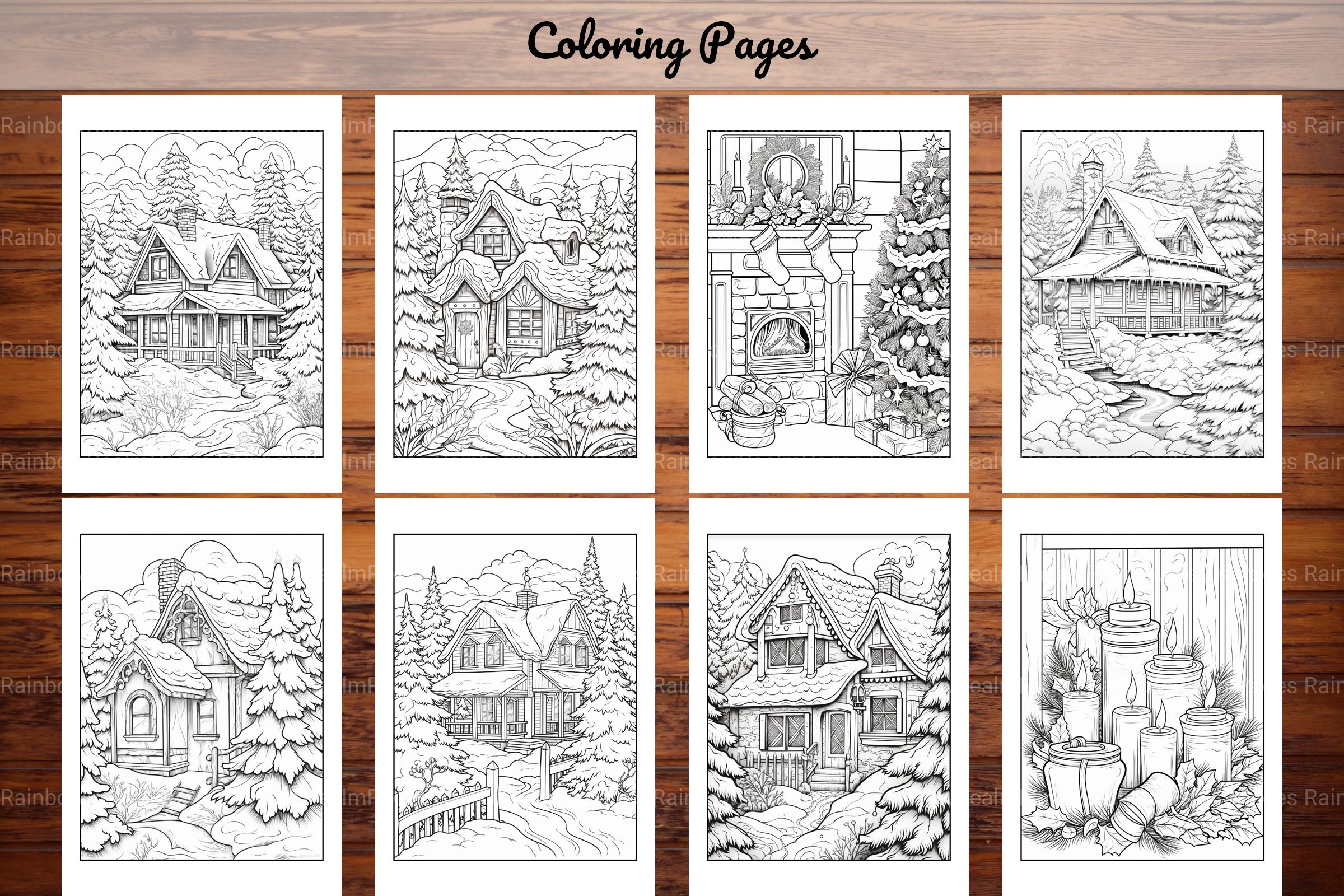 Christmas Coloring Book - CraftNest - Digital Crafting and Art