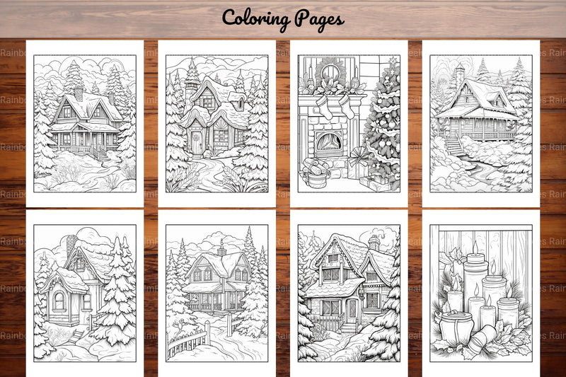Christmas Coloring Book - CraftNest - Digital Crafting and Art