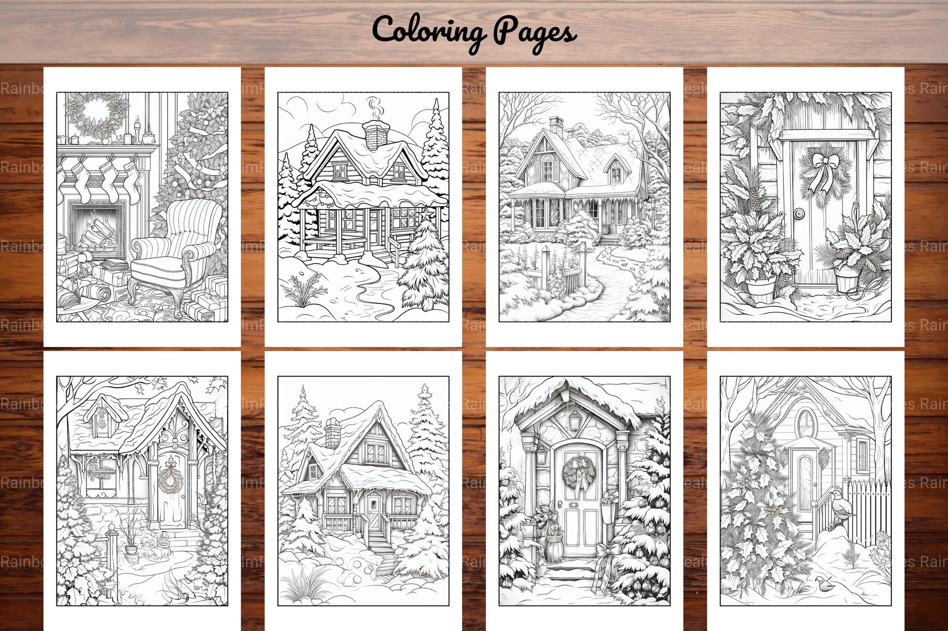 Christmas Coloring Book - CraftNest - Digital Crafting and Art