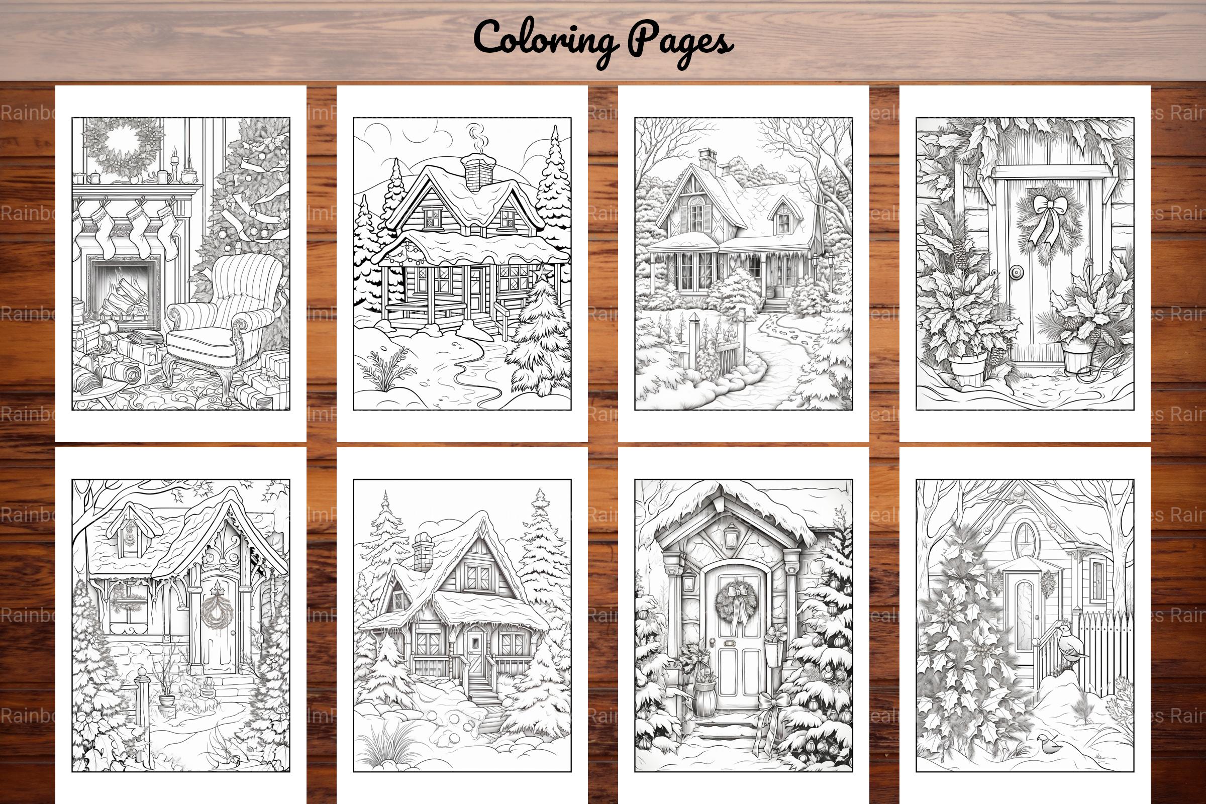 Christmas Coloring Book - CraftNest - Digital Crafting and Art