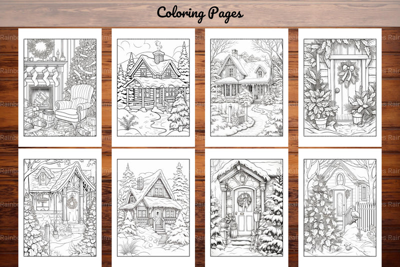 Christmas Coloring Book - CraftNest - Digital Crafting and Art