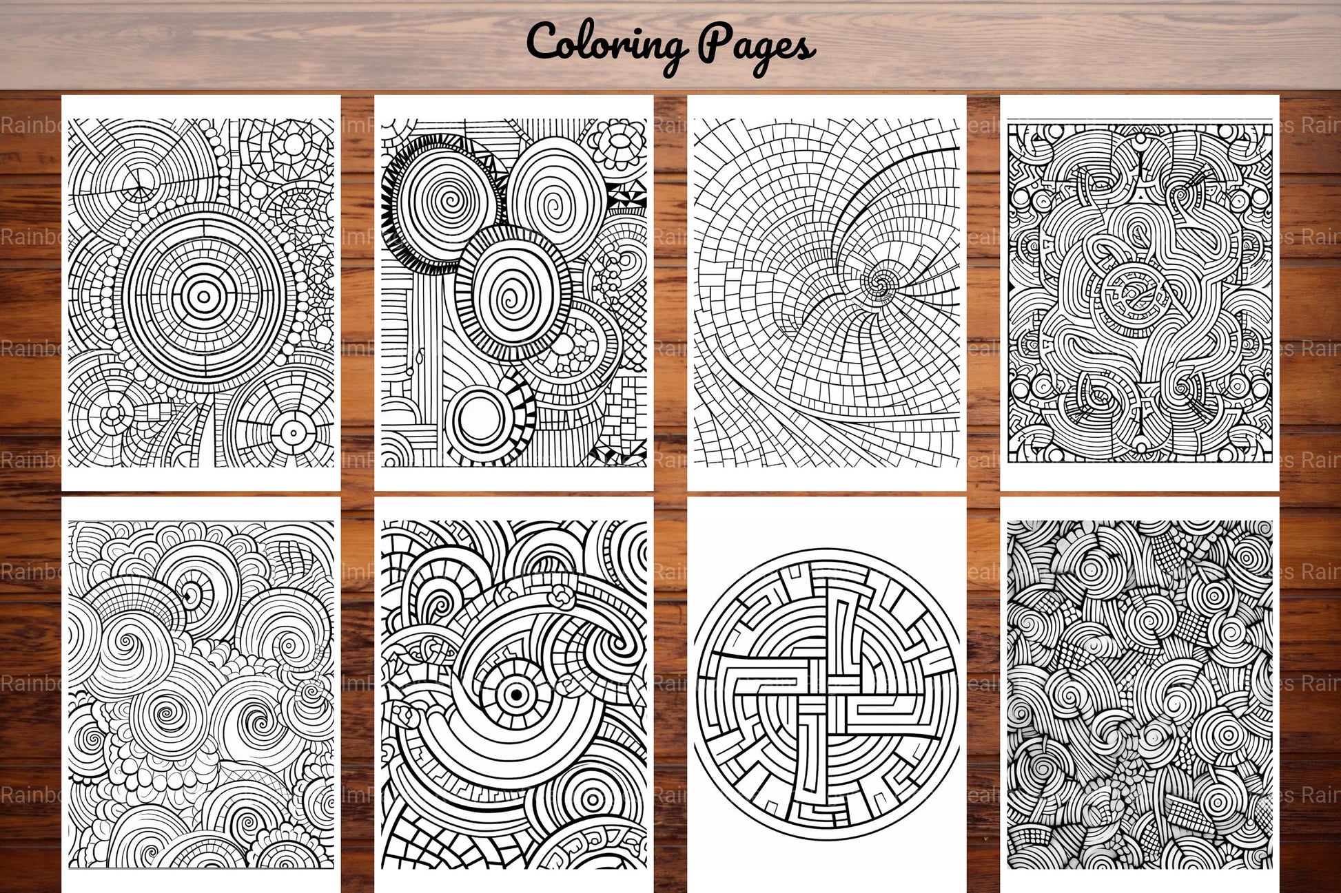 Geometric Coloring Book - CraftNest - Digital Crafting and Art