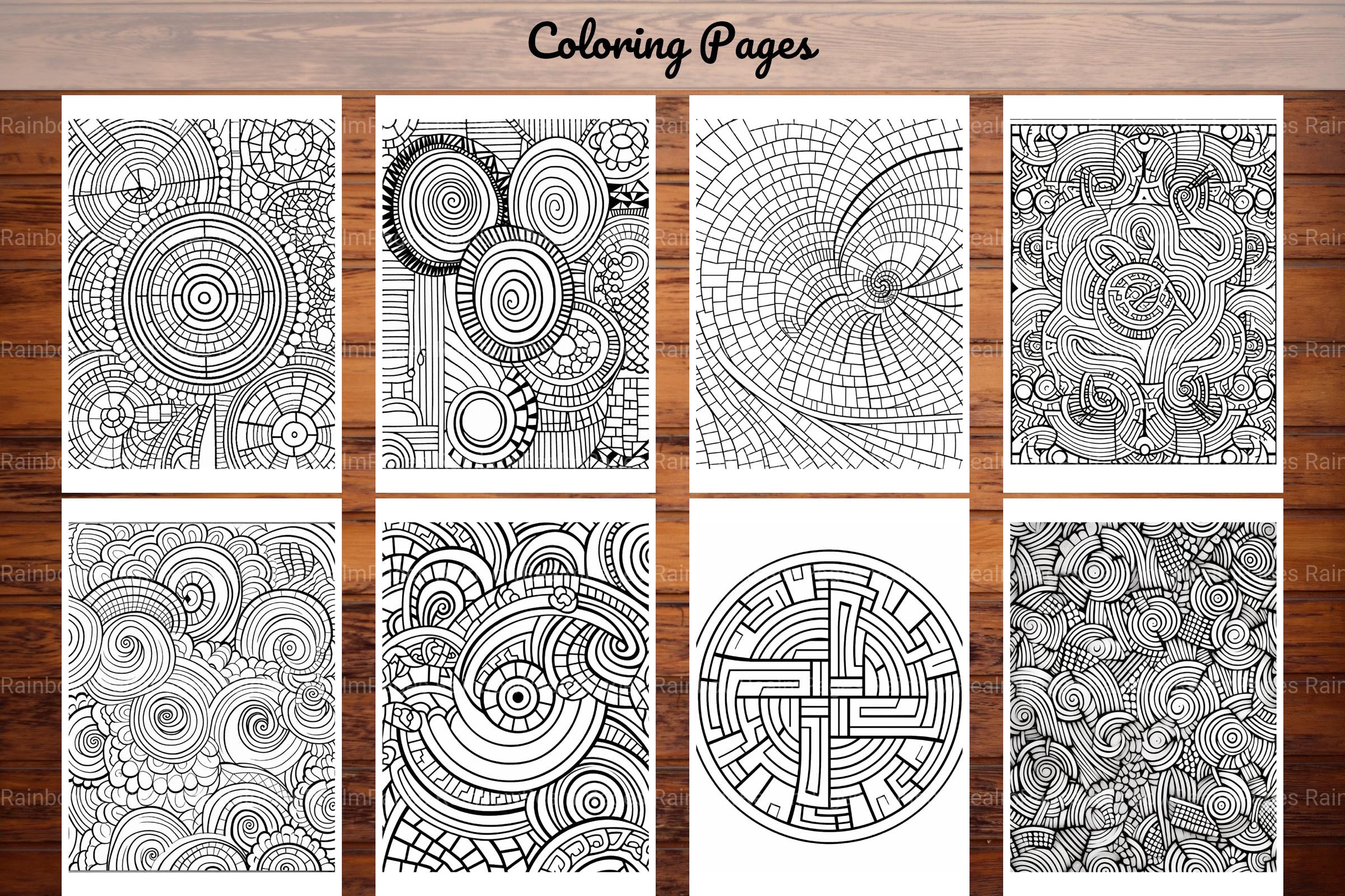 Geometric Coloring Book - CraftNest - Digital Crafting and Art