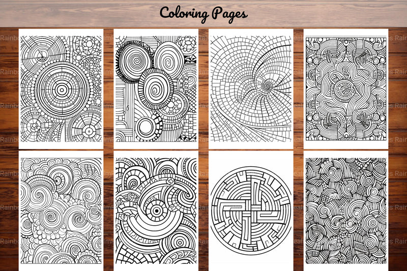 Geometric Coloring Book - CraftNest - Digital Crafting and Art