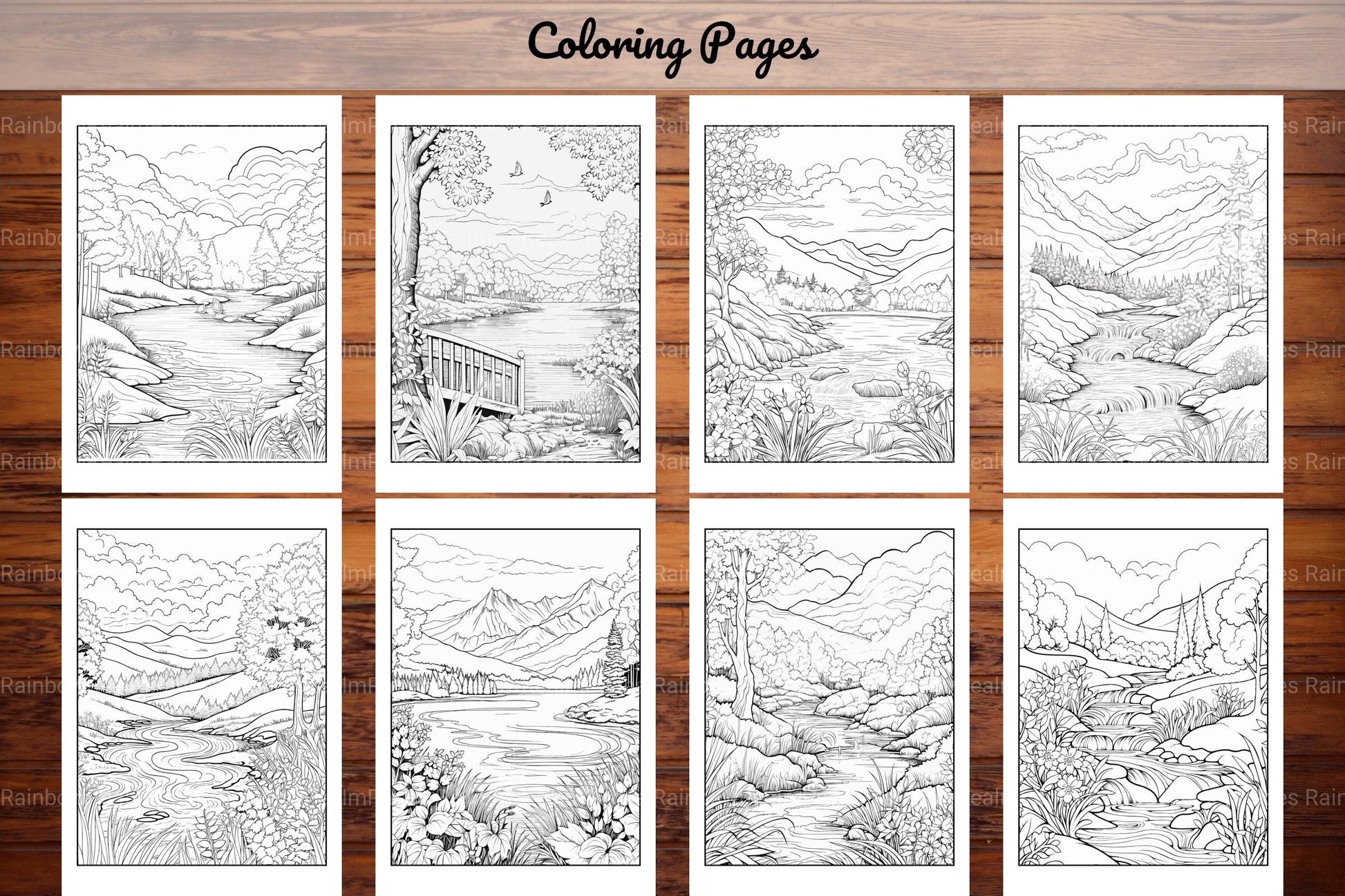 Nature Coloring Book - CraftNest - Digital Crafting and Art