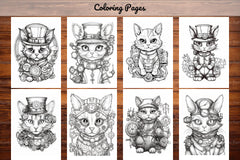 Cats Coloring Book - CraftNest - Digital Crafting and Art