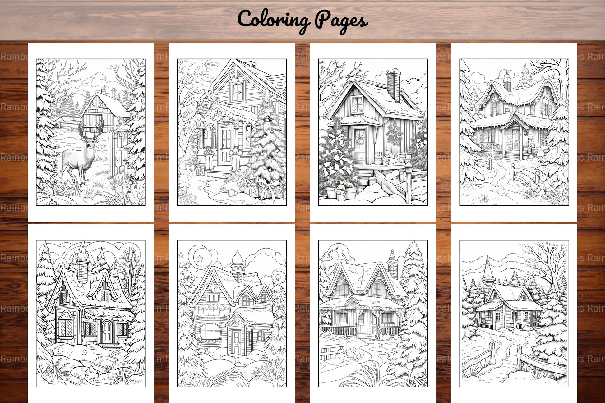 Christmas Coloring Book - CraftNest - Digital Crafting and Art