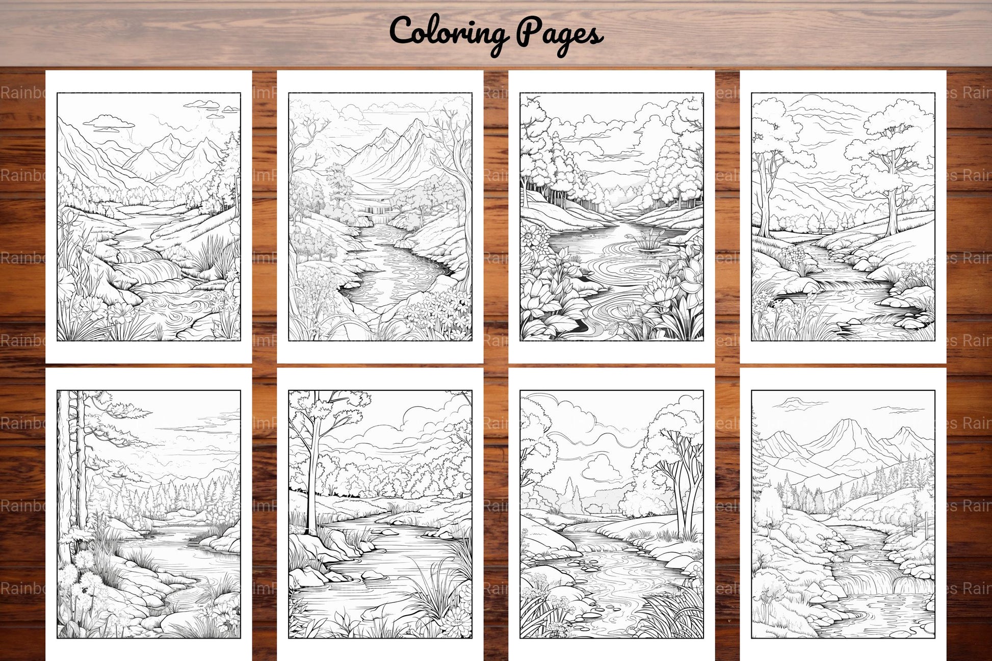 Nature Coloring Book - CraftNest - Digital Crafting and Art