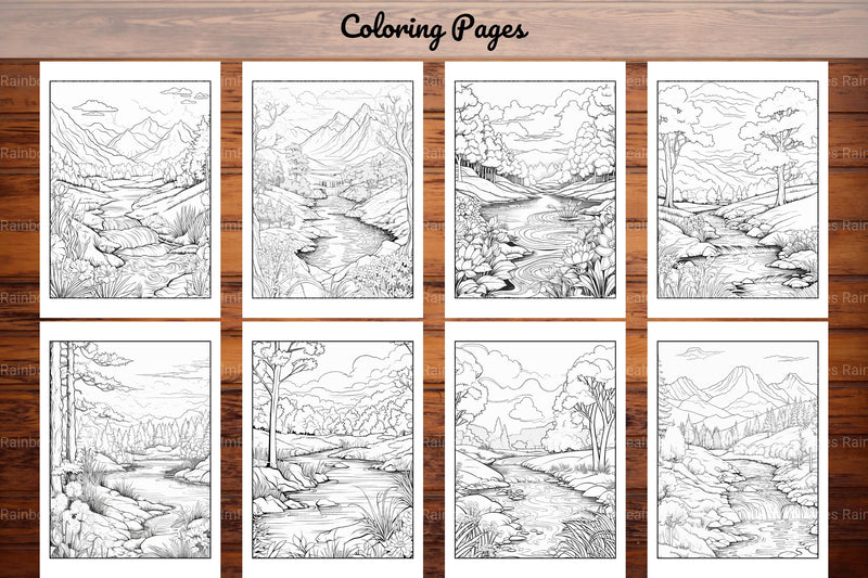 Nature Coloring Book - CraftNest - Digital Crafting and Art