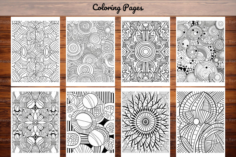 Geometric Coloring Book - CraftNest - Digital Crafting and Art