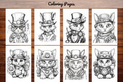Cats Coloring Book - CraftNest - Digital Crafting and Art