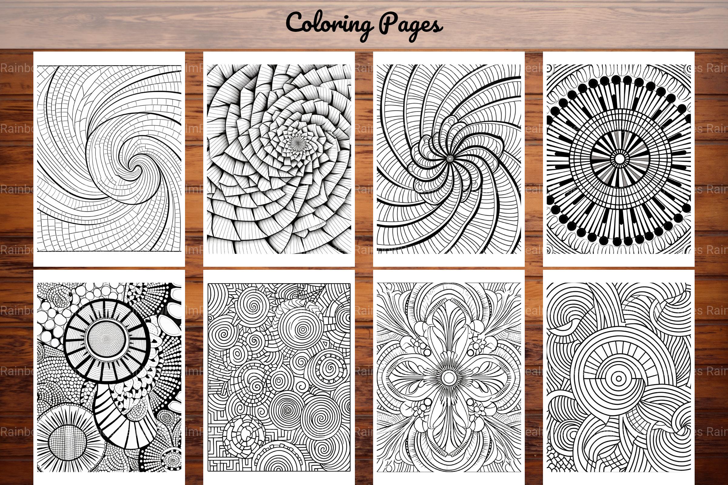 Geometric Coloring Book - CraftNest - Digital Crafting and Art