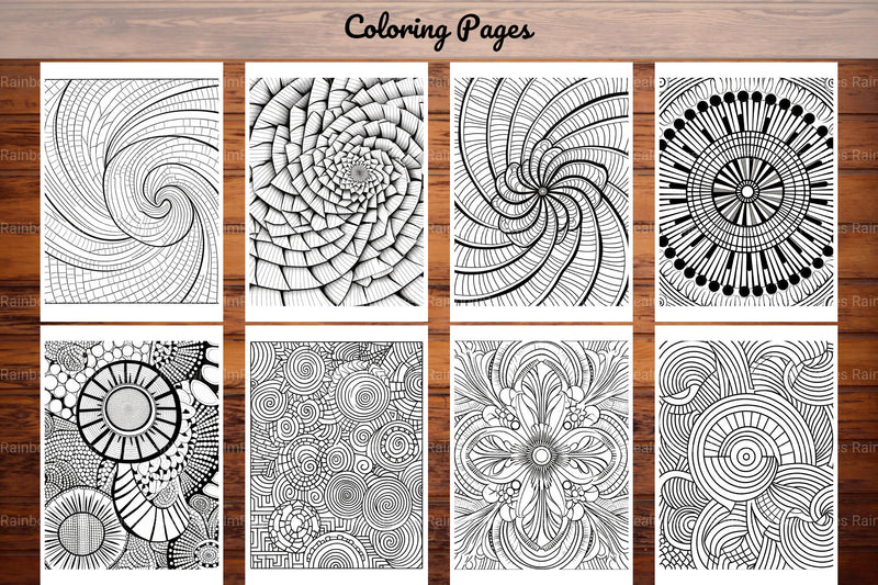 Geometric Coloring Book - CraftNest - Digital Crafting and Art
