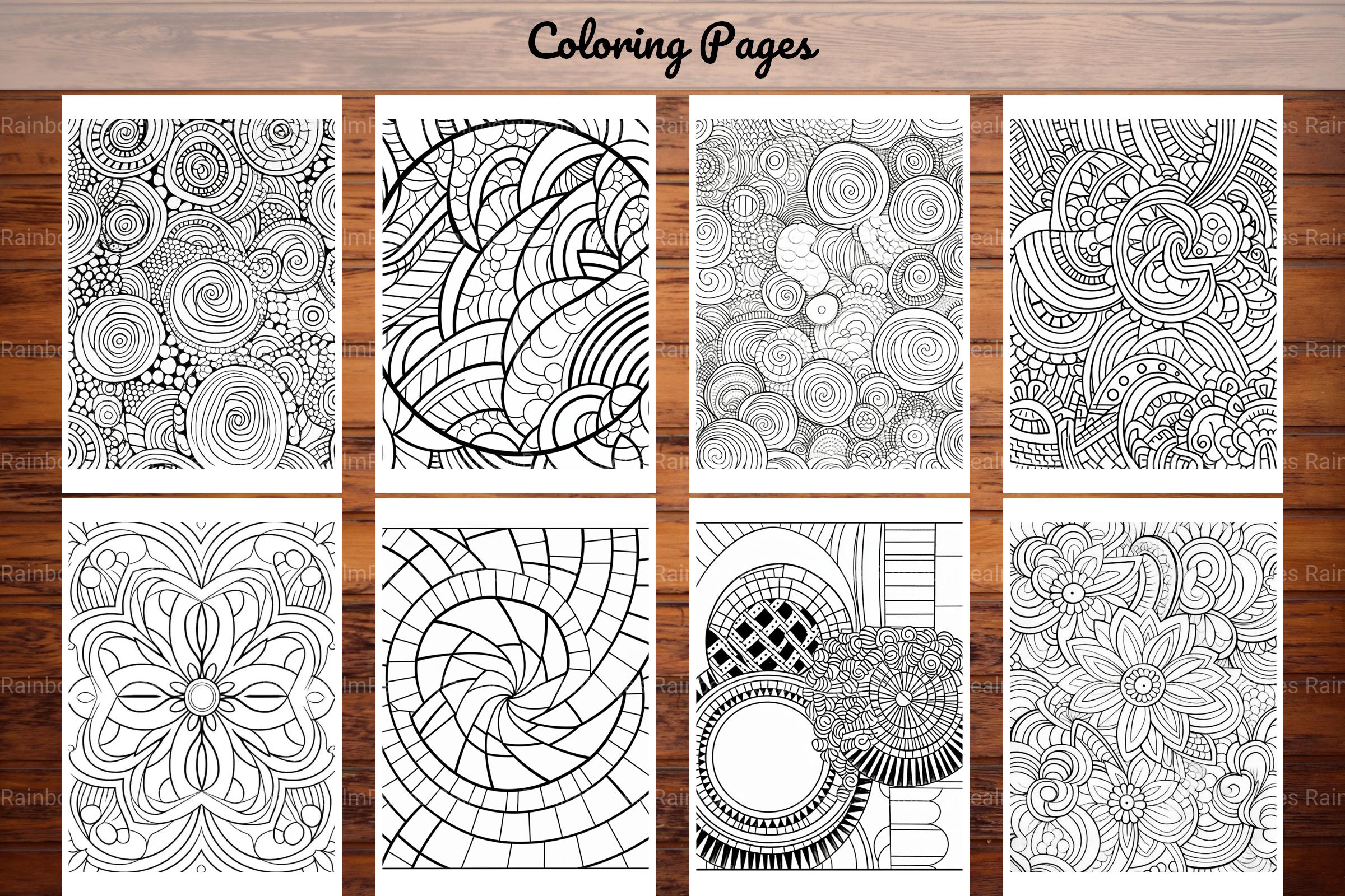 Geometric Coloring Book - CraftNest - Digital Crafting and Art