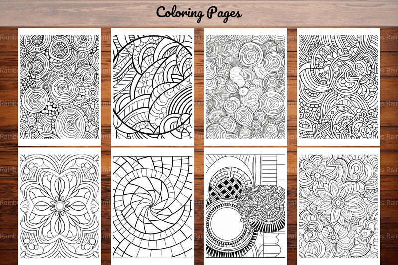 Geometric Coloring Book - CraftNest - Digital Crafting and Art