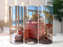 Luxury Travel 2 Tumbler Wrap - CraftNest