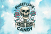 Sweet Candy Skeleton Clipart Bundle